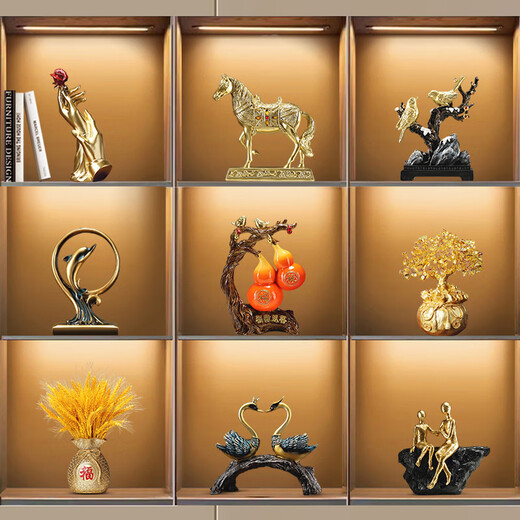 Manta (MANTA) modern simple light luxury artistic ornaments living room study bookshelf bookcase new house home decoration band-guitarist