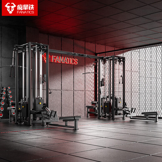 FANATICS龙门架史密斯机健身器材深蹲架卧推架八站位多功能训练器FS9901