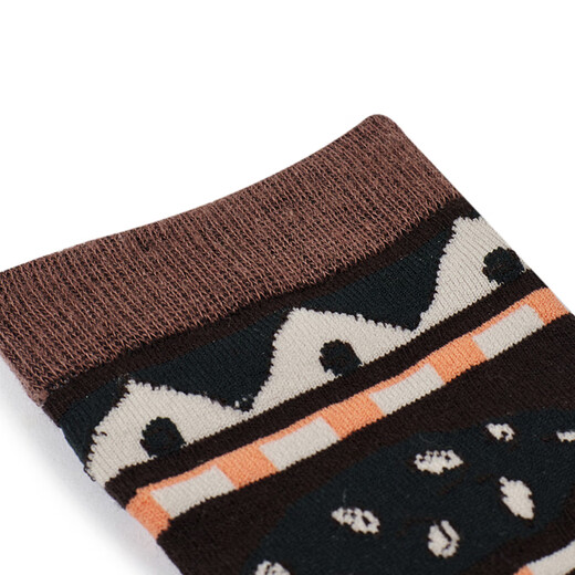 
jnby by JNBY Jiangnan cloth children's clothing, cotton high-tube socks, fashionable, cute and cute autumn and winter girls and children 6O9N12610 347/green color mixed colors 10-13 years old