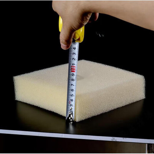 Clean exterior wall tiles coarse hole sponge loofah yellow mesh filter cotton wheel wash wear-resistant sponge wipe 100 pieces yellow 20*12*5cm