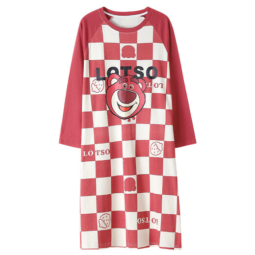 Modal primavera y otoño en el camisón suelto de manga larga para mujeres de pijama de otoño de otoño estilo de verano 2024 ropa nueva para el hogar gran tamaño LX-16857 m