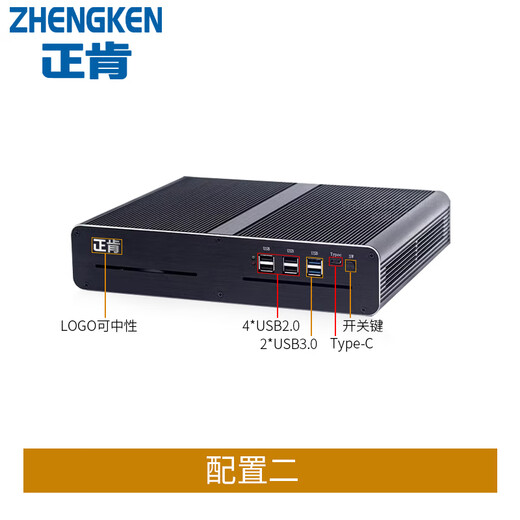 Zhengken Industrial Control Machine AI Artificial Intelligence Edge Computing Mini Micro 13 Generation Separate Display Host 4060/3060M/3070M Small Computer Game Design Desktop Office Three Screen i9-11950H RTX 3060M 12G Separate Display 16GB Memory丨128GB SSD