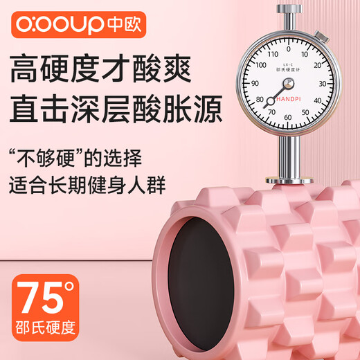 China-Europa Roller de espuma sólida Relilla de relajación de relajación profesional Maceta Masaje Masaje Piernas Rolling Equipment Columna de yoga Polvo Xilan [75 Dureza + dientes de lobo + Roller sólido]