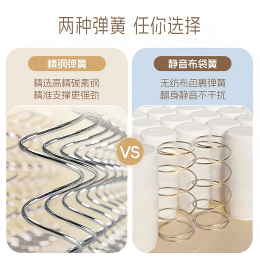 Musheng latex coconut palm independent spring Simmons mattress 1.5x2 meters 20cm thick