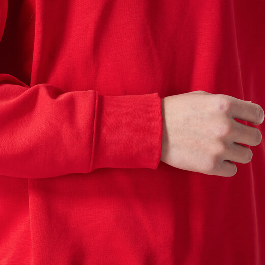 Nike (NIKE) sweatshirt men's 2025 autumn and winter new sports casual wear knitted long-sleeved jacket comfortable round neck pullover FN3889-657/Terry/China Red S (165/84A)