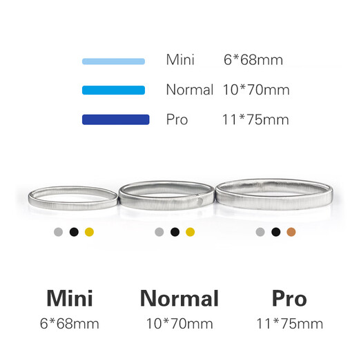 CLCEY metal cuffs bartender shirt cuff fixed control sleeve length spring ring armband armband women's cufflinks black pro diameter about 75mm