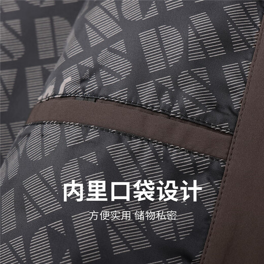 Dances with Wolves Exquisite Lined Baseball Collar Jacket Men's 2025 Autumn New Windproof Casual Commuting Flight Jacket 1002 Coffee 303 L (175)