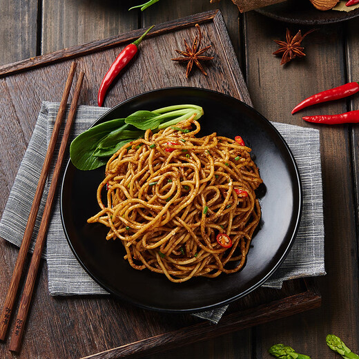 Cai Linji Wuhan hot dry noodles Hubei specialty 5 servings alkaline water dried noodles dry mixed noodles convenient instant braised pork flavor 675g