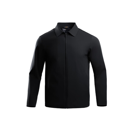 Longya Third Generation Longya Dark Lapel Jacket Commuting Business Executive Jacket Black Simple Atmosphere Comfortable Jacket Extreme Night Black M 175/96A Weight 140-155