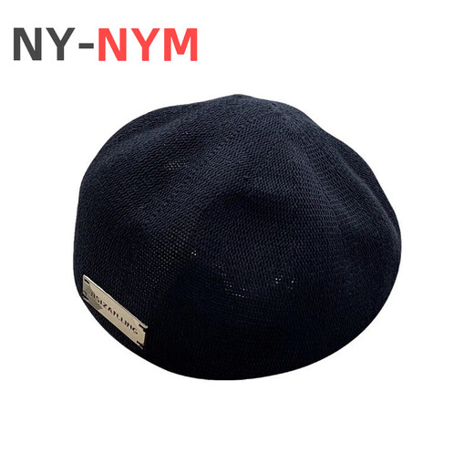 NY-NYM Black Beret Frauen dünne britische im Internet im Internet im Außertaghut Casual Newspaper Jungen Maler Hut rückwärts Stürmer Hut Beige Forward Hut [Four Seasons Style] Gleiche Größe