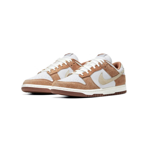 耐克（NIKE）新款男Dunk Low 米白棕麂皮摩卡低帮运动休闲板鞋 DD1390-100 44.5