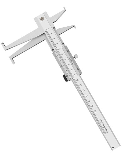 Guanglu Guilin open head double inner groove vernier caliper 18150mm vernier open flat head inner groove caliper Vernier open head double inner groove caliper 18-150
