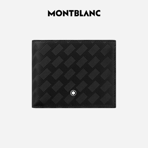 Montblanc MONTBLANC Fashion 3.0 Horizontal 6cc Wallet Wallet 131762 Classic Black New Year's Valentine's Day Gift