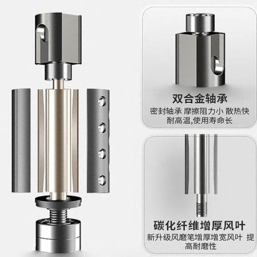 XMSJ定制圣耐尔气动打磨机风磨笔气磨工业级小型气动打磨抛光 版S6636大扭力抛光套餐送60件套