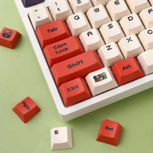 Logitech K845 Mechanische Tastatur Kabelgeboten Gaming-Tastatur Office Tastatur 104-Taste Klempner DIY Keycap E-Sports Chicken Eating Urlaub Geschenk K845 Teewelle-Plumber ist ein anständiger
