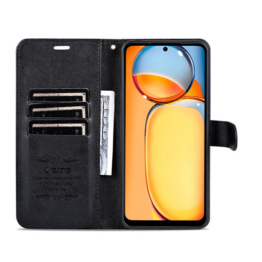 Azns Huawei Mate70 Flip Téléphone Case Cuir Card Carte Sweet Style CLS-AL00 NOUVEAU ÉTAT DE PROTECTE