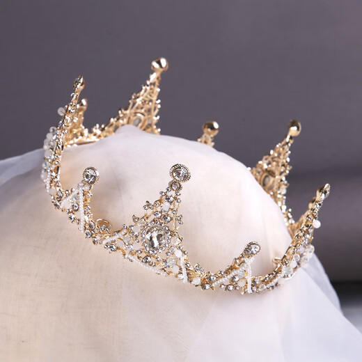 Aitanfang Birthday Crown Tiara for Girls Princess 18 Years Old Adult Ceremony Tiara for Best Friend Gift Bride Wedding Crown Hair HG-64 Crown Gift Box + Raffia + Warming Lamp