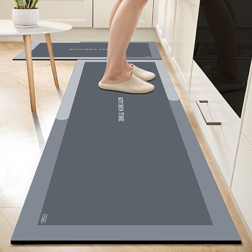 Ziwu Qian Küche Spezielle Bodenmatte Küche Matte Haushalt Teppich Wasserabsorption Anti-Rutsch Wasserabsorption Matte Eingangstür kostenlos Badezimmer Schnitt wasserdichtes Diatom Schlammbodenmat yy1449 40*60 cm [Wasserabsorption Schnellrocknen/Anti-Rutsch und schmutzresistent]