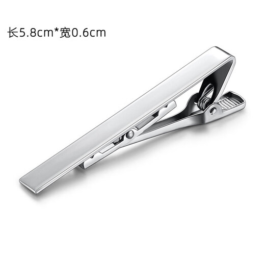 Hermoso clip de plata de plata dorada para hombres