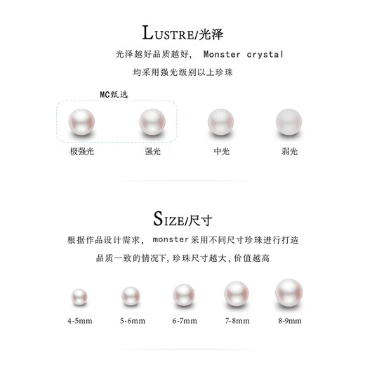 Chihuan Akoya Natural Seawater Pearl Necklace Pt950 Platinum Single Pendant Perfect Round Flawless 18K Gold Highlight Necklace Akoya Seawater Pearl 12-13mm Micro-encrusted with Diamonds