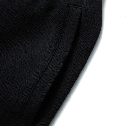 Li ning pantalones de chándal 2025 verano nuevo casualidad casual y de moda fitness pantalones de ataduras largas aklv 683-1 pantalones negros lisos l