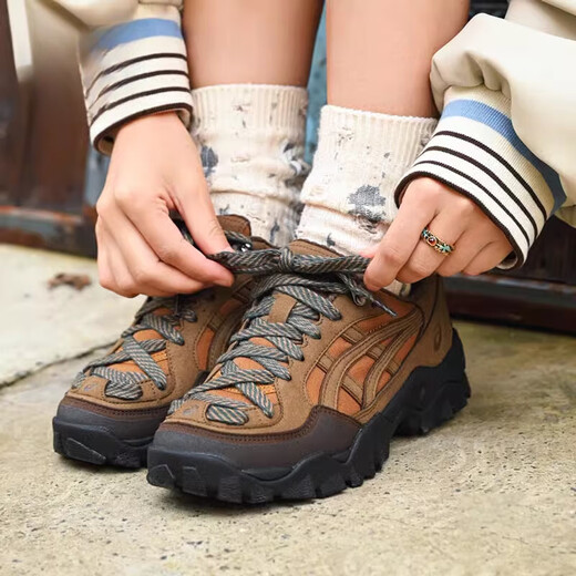 亚瑟士（asics）GEL-PICKAX登山徒步户外运动鞋减震男女同款功能鞋官方旗舰 1203A746-020【火山灰】 42