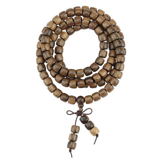 Bucklele Retro Sandalwood 108 Bracelets para hombres y mujeres Versátiles de madera de rosario de mano versátil Joyería cultural simple 1049-1# shenguibao 108 pulseras para 7/8 pulseras