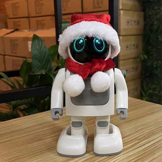 Fantasy Dancing Robot Intelligent Programmation Bluetooth Audio Space Robot Children's Toys Intelligent Companion Robot Creative Gift Standard Edition Gray