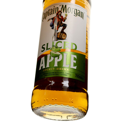 摩根船长（Captain Morgan）洋酒 摩根船长牙买加朗姆酒 烘焙辅料调酒基酒 摩根船长青苹果风味朗姆配制酒