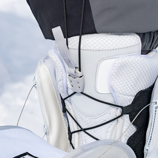 VameI滑雪鞋COYOTE滑雪板单板雪鞋钢丝系带快拉双扣双钢丝硬度高 奶酥白 43