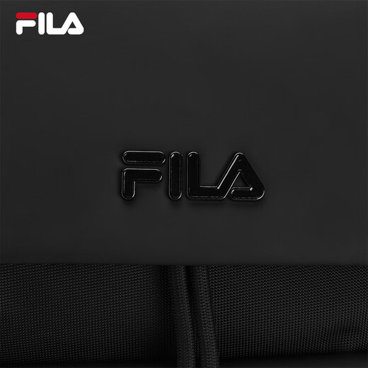Fila Offizieller Herren -Rucksack 2025 Sommer Neue Mode Casual Flip Rucksack Mehrfachschule, schwarz - Bk XS