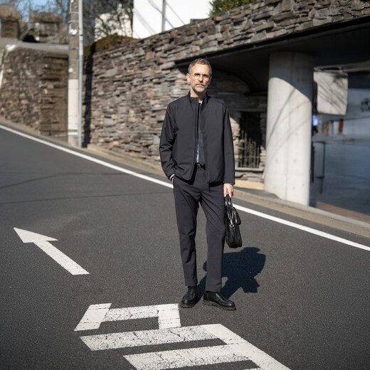 CARE OF LORD Navigator Series Spring and Autumn Men's Stand Collar Casual Jacket Weatherproof 765301 Extreme Night Black M