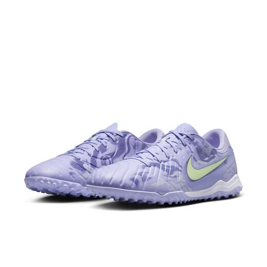 耐克（NIKE）官方传奇系列TIEMPO LEGEND 10 TF男子足球鞋HF1591 500玛瑙紫/微黄绿 38.5