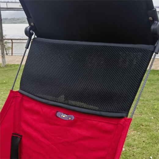 Baby Kinderwagen Aufbewahrungstasche Aufbewahrungstasche Hängende Beutel Walkrotefakt Kopfstütze Aufbewahrungsnetz Tasche T18 Accessoires Xiaohuzi Schwarzer Hangbeutel