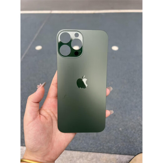 Suitable for Apple 13pm/13pro mobile phone back cover glass 13promax rear screen case small hole back cover white original quality Apple 13promax