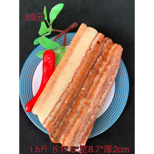 
Saitou natural pork stone slices, meat pieces, pork belly, strange stone ornamental stone shape stone Guangxi specialty gift ornamental gift ornamental 15913