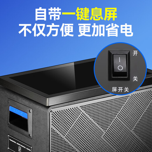 先科（SAST）家庭ktv套装音响功放视频K歌卡拉ok一体机广场舞音箱带显示屏点歌机家用k歌蓝牙户外音响SW-867