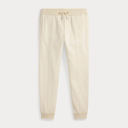 Ralph Lauren high-end custom knitted sweatpants men's spring new casual leggings long pants men's sweatpants cream white/Classic Cream M