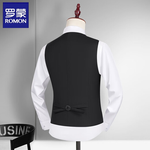 Luo Meng Suit Vest Men's Vest 2025 Summer New Thin Trendy Formal Business Casual Suit Vest Men's Blue Vest M Weight 105-125Jin Jin is equal to 0.5 kg Luo Meng Suit Vest Men's Vest 2025 Summer New Thin Trendy Formal Business Casual Suit Vest Men's Blue Vest M Weight 105-125Jin Jin is equal to 0.5 kg