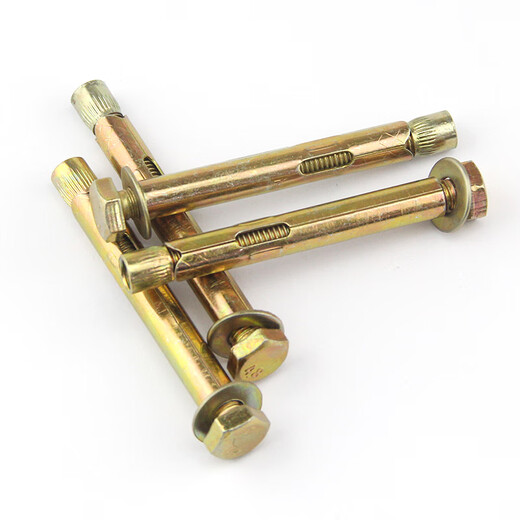 Jingxuan national standard external hexagonal internal expansion screw floor expansion deceleration belt explosion internal forced built-in expansion bolt m6m8 6*50 (50 pieces)