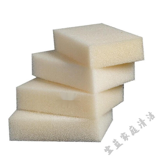 Clean exterior wall tiles coarse hole sponge loofah yellow mesh filter cotton wheel wash wear-resistant sponge wipe 100 pieces yellow 20*12*5cm