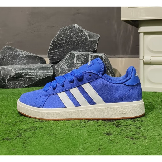 阿迪达斯 （adidas）/男女Grand Court翻毛皮运动低帮休闲板鞋IH1039官方正品官方旗舰 IH6187 42.5