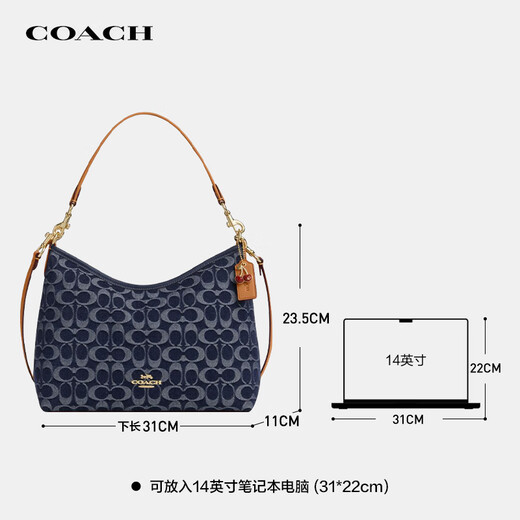 
COACH Women's Bag Laurel Series Wandering Bag Armpit Bag One-Shoulder Crossbody Bag Gifts for Girlfriend CY702 IMXIA