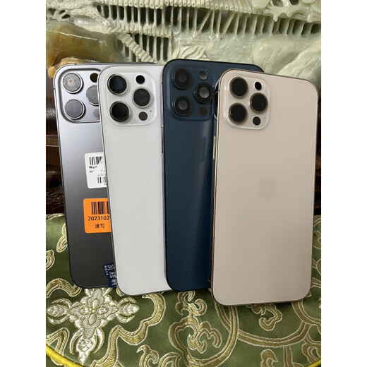 
12promax original disassembled rear case, middle frame back cover glass integrated rear case, not original unpacked and returned mobile phone, 95% new, middle frame scratches and small bumps
