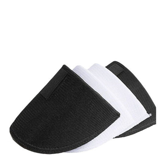 Robertson shoulder clothing sponge shoulder pads thickened inserts for men and women suit shoulder pads clothing jackets anti-slip removable seam-free shoulder pads sponge shoulder pads black + white two pairs