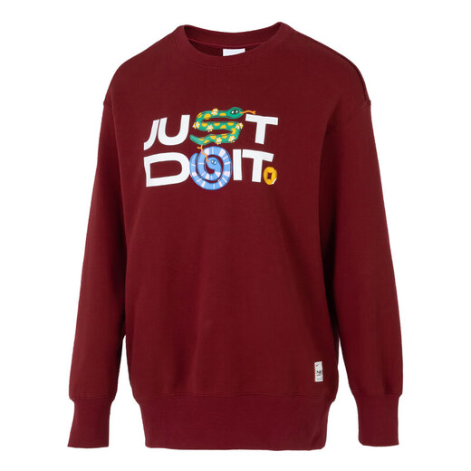 Nike (Nike) Sweatshirt Damen 2025 Herbst CNY-Jahr der Schlange, die atmungsaktive runde Nackenpullover Sportbekleidung HV8462-677 HV8462-677/Rot/Fleece/Haupt empfohlenes Modell M