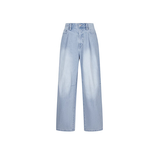 Weniger [gleicher Stil im Einkaufszentrum] 2025 Spring Neues Baumwollwaschblau -Scimitar Jeans 2p1e12240 958 Denim Hell Blue M.