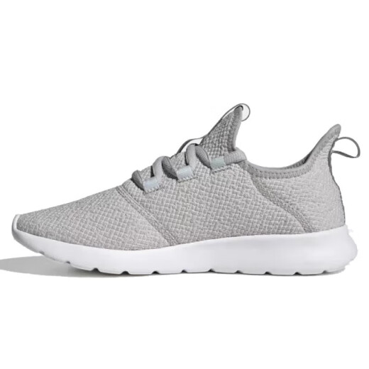 Adidas official running shoes women's shoes 2025 summer new breathable one-foot sneakers comfortable cushioning light casual shoes HP6228/gray 36 (220mm)