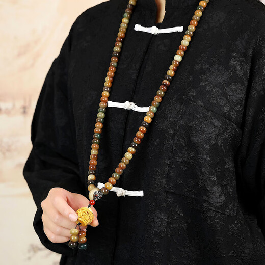 理我老凤凰金店款菩提手串108敦煌问天佛珠文玩念珠男女手链菩提子手 9*12mm108颗带香丸鉴定珠
