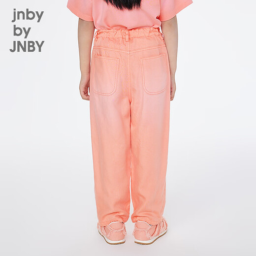jnby by JNBY新款江南布衣童装牛仔裤25春男女童1P3E11240 679/荧光粉 130 cm